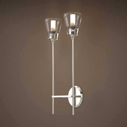 Купить Бра Torche De Verre Double Sconce в интернет-магазине roooms.ru